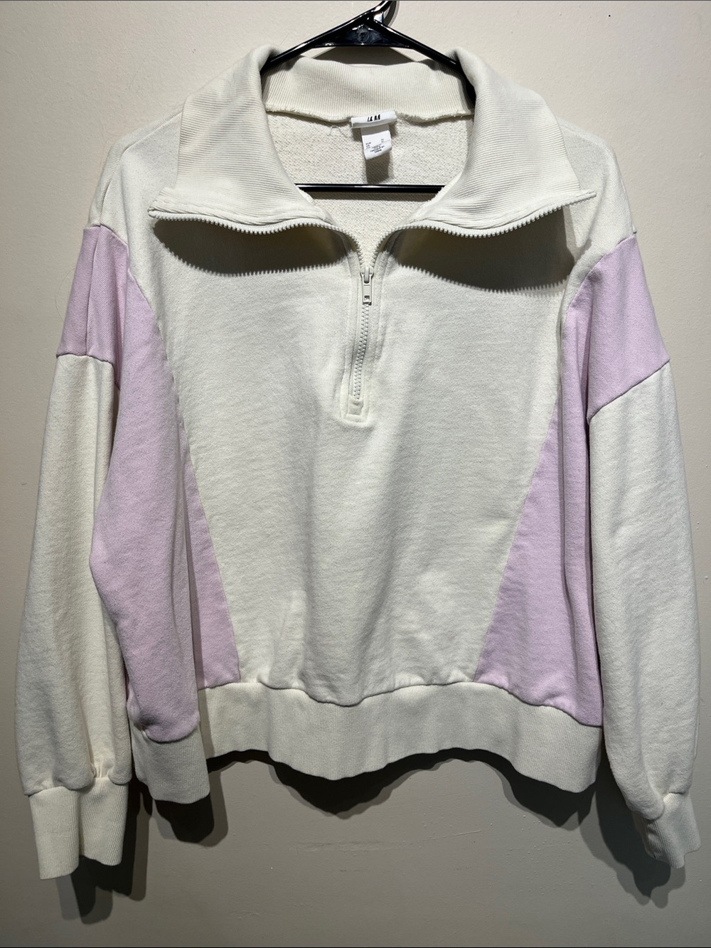 H&M Half-Zip Cotton Sweatshirt